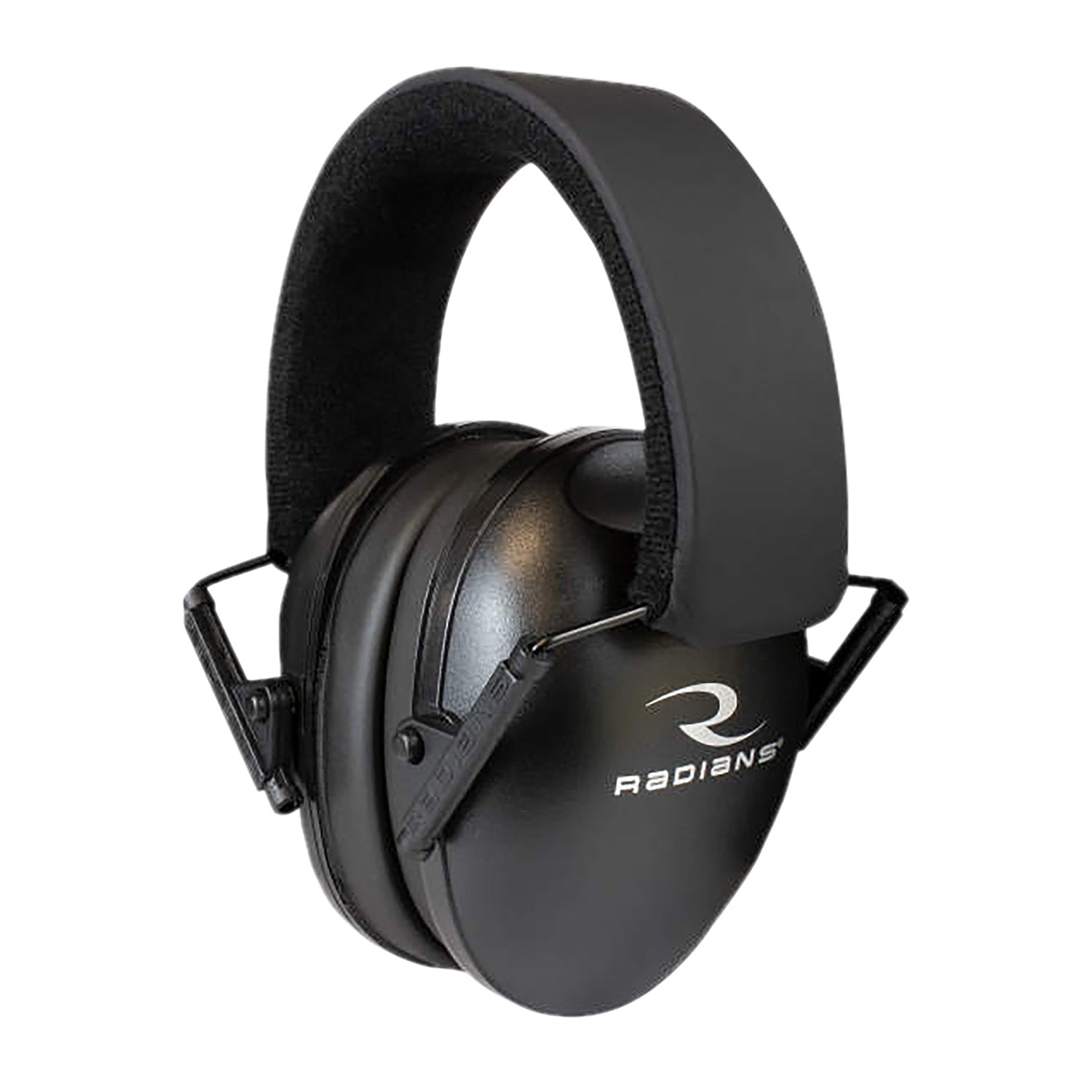 Radians Lowset 21 Polymer Earmuff 21 dB Over the Head Black Adult 1 Pair