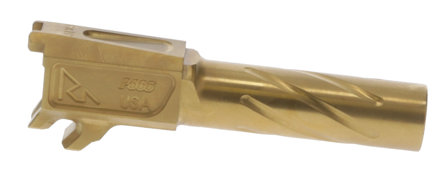 Rival Arms RA20P001E 9mm Luger Match-Grade Drop-In Barrel 3.10" Gold PVD Sig P365
