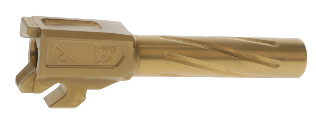 Rival Arms RA20P301E 9mm Luger Match-Grade Drop-In Barrel 3.90" Gold PVD Sig P320 Carry