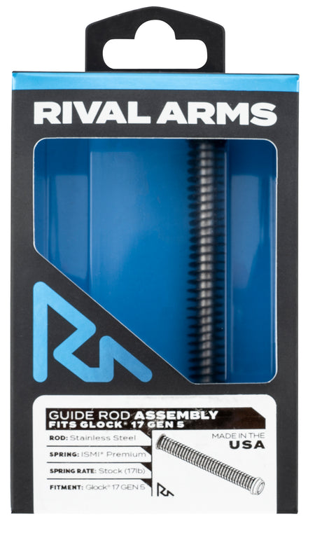 Rival Arms RA50G121S Glock 17 Gen5 Silver Stainless Steel Guide Rod Assembly