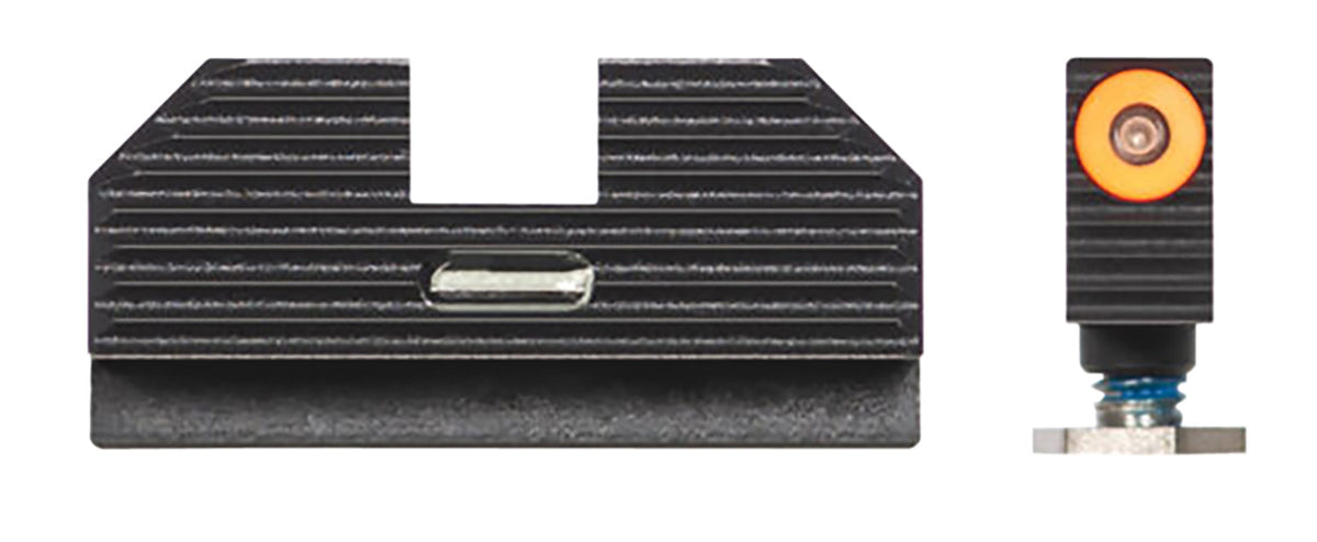 Night Fision Costa Ludus Tritium Night Sights for Glock 17/19/22/23 – Orange Front & Tritium Bar Rear (GLK001010OGXG)