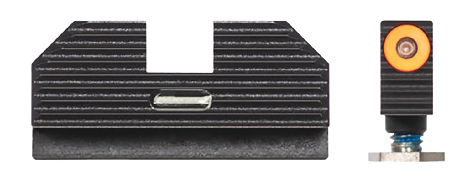 Night Fision Costa Ludus Tritium Night Sights for Glock 17/19/22/23 – Orange Front & Tritium Bar Rear (GLK001010OGXG)