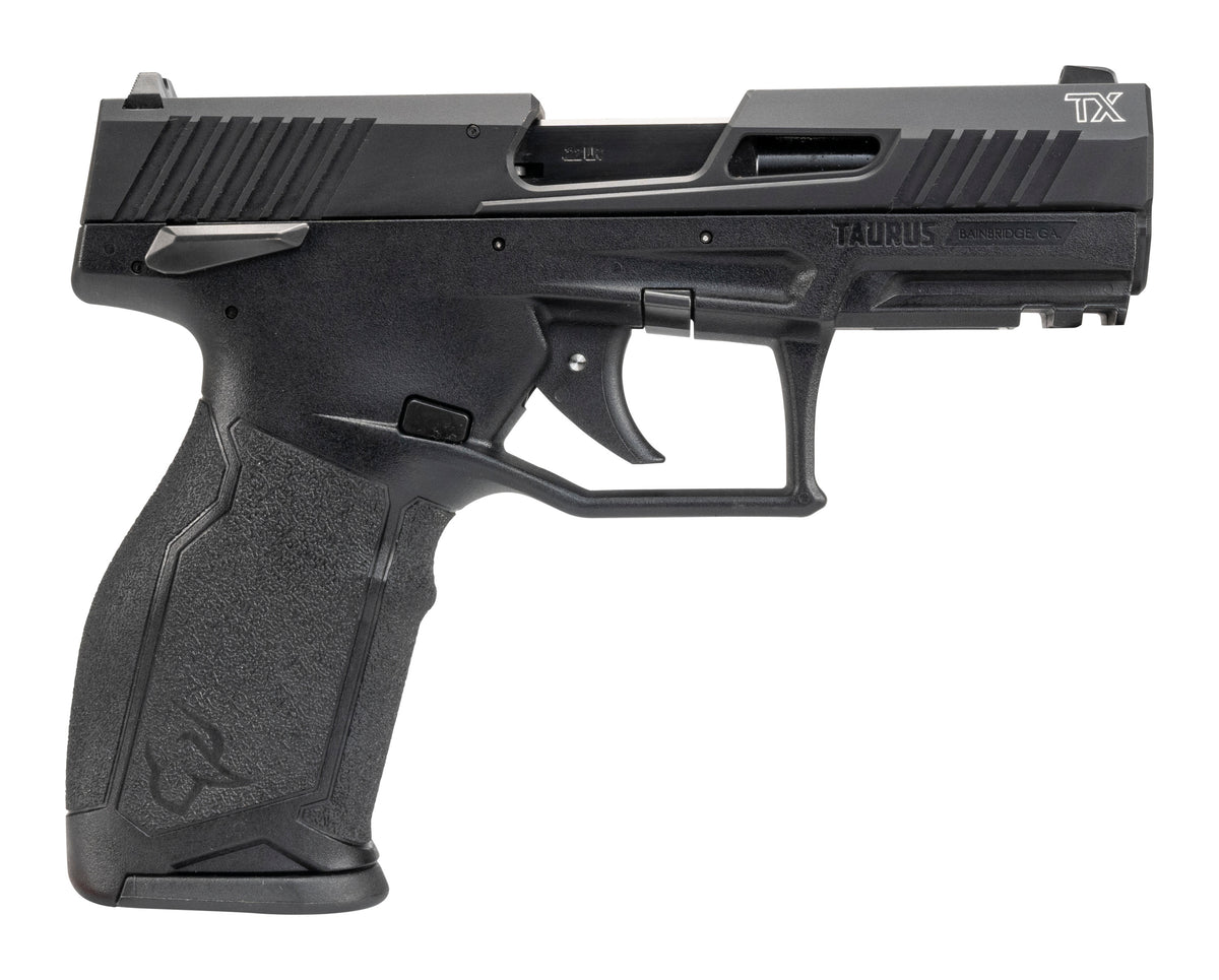 Taurus TX22 Gen 2 Pistol, .22 LR, 15+1, 4.10" Steel Barrel, Black Polymer Frame