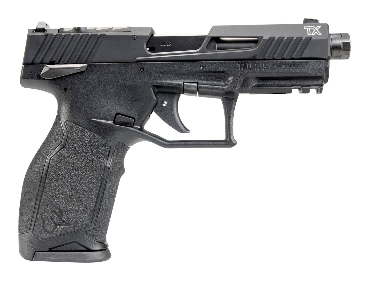 Taurus TX22 T.O.R.O Gen 2 Pistol, .22 LR, 10+1, 4.10" Threaded Barrel, Black Cerakote Slide