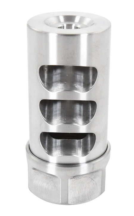American Precision Arms Gen 2 Little Bastard Stainless Brake 5/8"-24 Threads 30 Cal 2.22" OAL