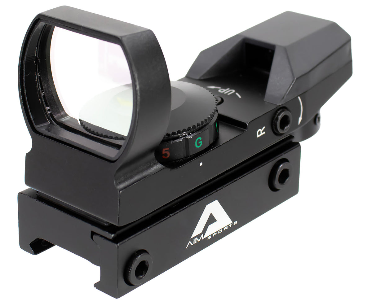 Aim Sports RT4S01 Special Ops Edition 1x 24mm x 34mm Red/Green Multi-Reticle Reflex Sight Matte Black