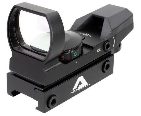 Aim Sports RT4S01 Special Ops Edition 1x 24mm x 34mm Red/Green Multi-Reticle Reflex Sight Matte Black