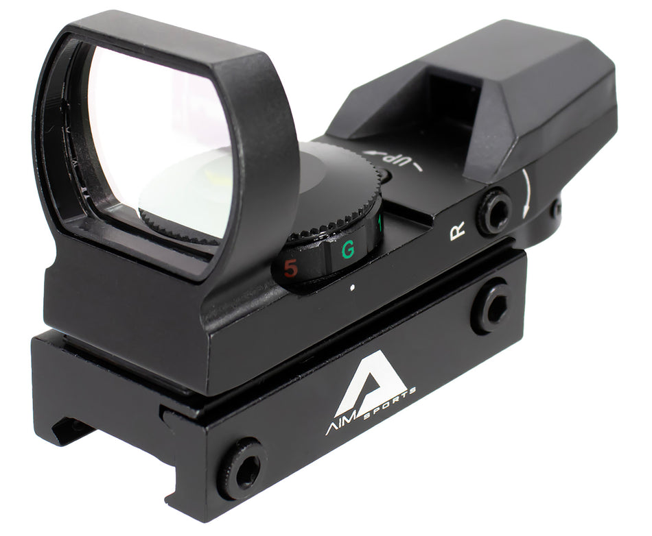 Aim Sports RT4S01 Special Ops Edition 1x 24mm x 34mm Red/Green Multi-Reticle Reflex Sight Matte Black