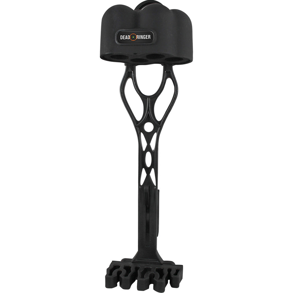Dead Ringer Quick Fire Black 4 Arrow Quiver Quick Detach Fits All Shaft Diameters