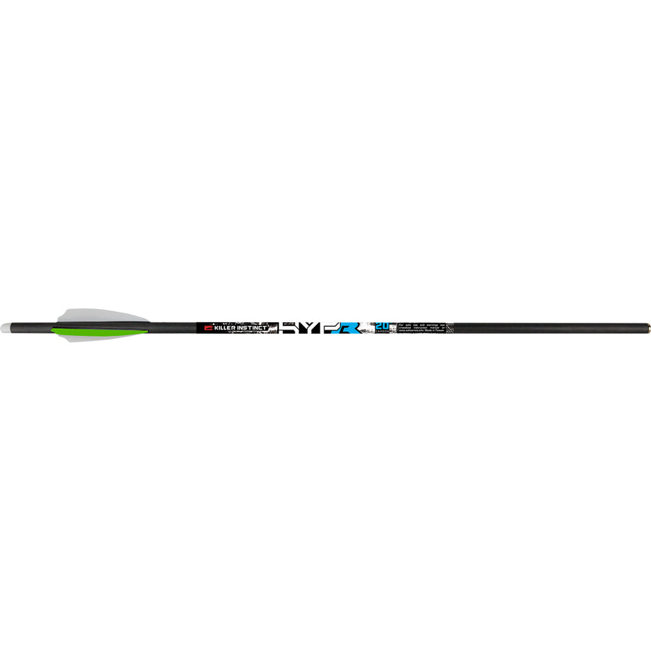 Killer Instinct Hypr Lite 20" Carbon Crossbow Bolts 6 Pack 370 Grains