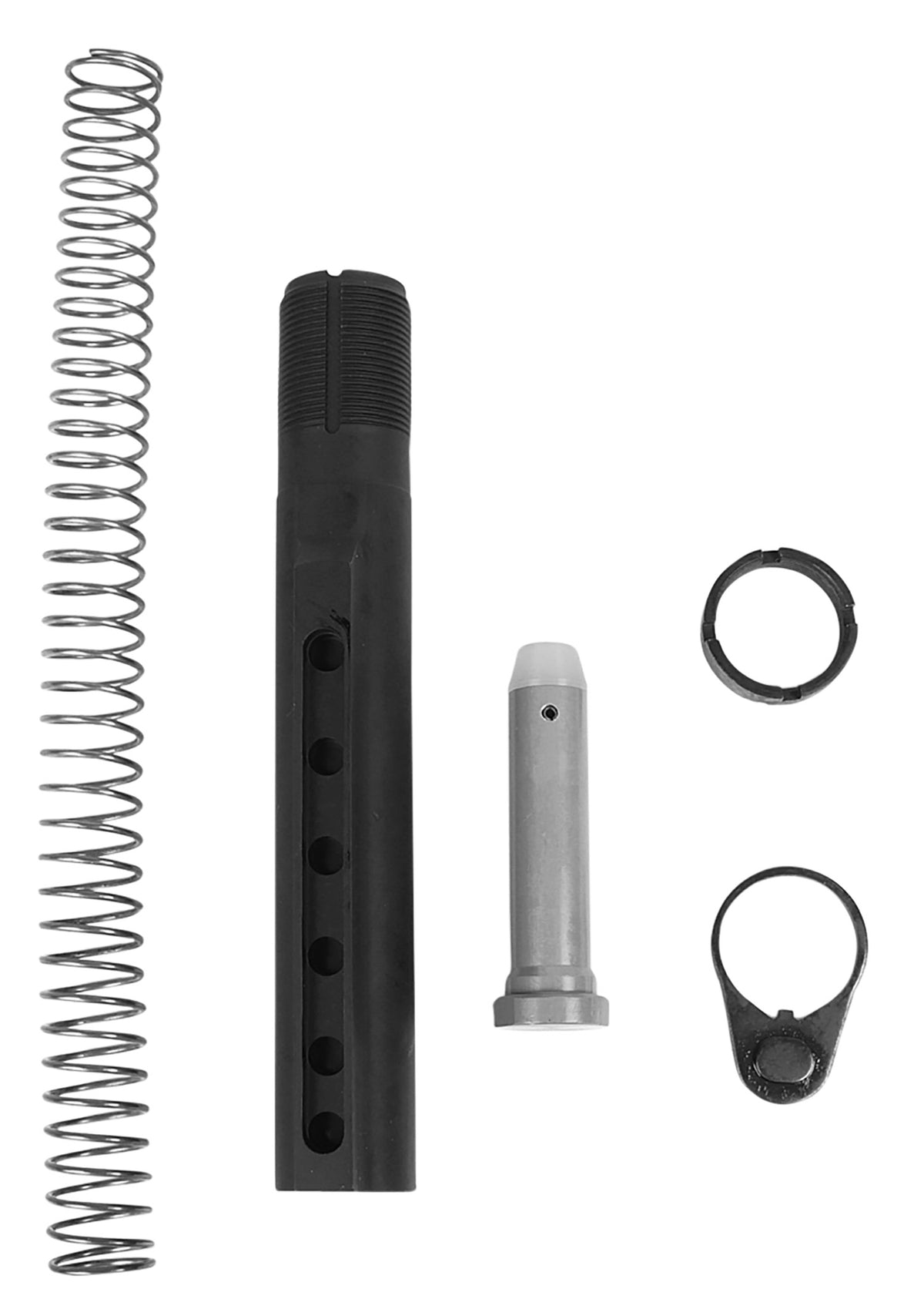 LBE Unlimited CBUFKIT AR-15 Commercial Spec 6-Position Buffer Tube Kit Black