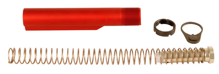 LBE Unlimited AR-15 6-Position Mil-Spec Buffer Tube Kit Red