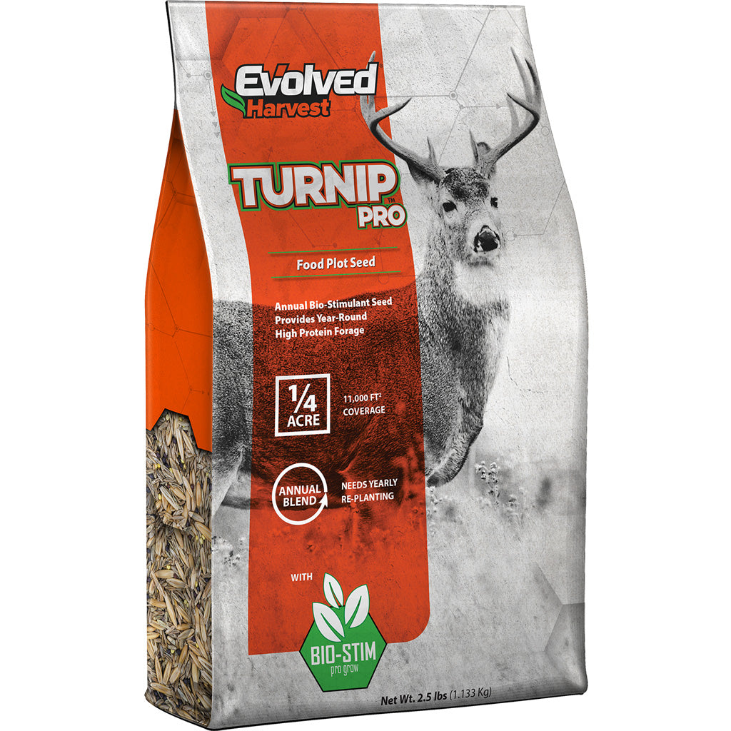 Evolved ProGro Coated Annual Turnip Deer Attractant Seed 2.5 lb.