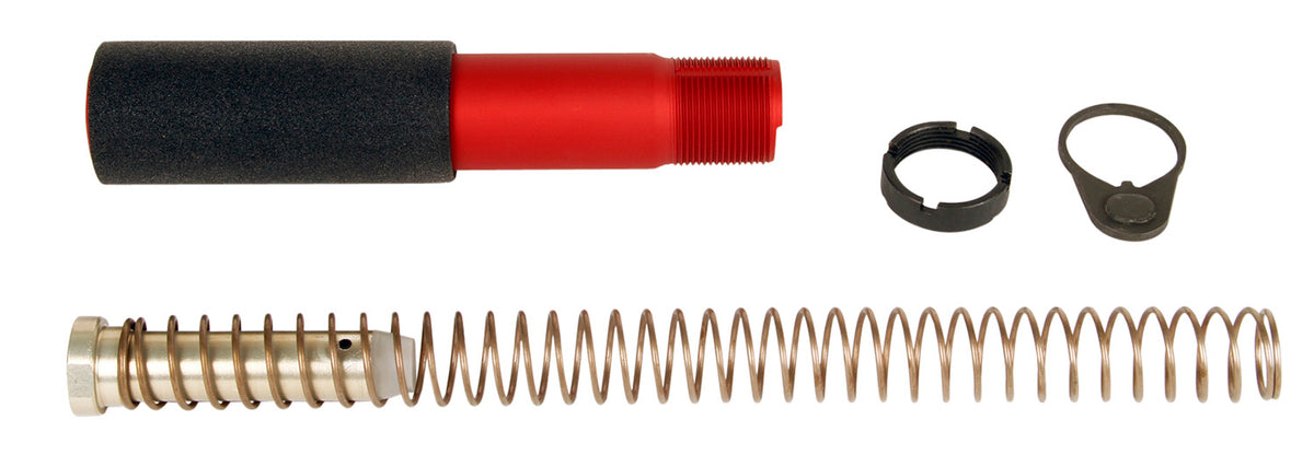 LBE Unlimited AR-Platform Pistol Buffer Tube Kit Red Finish