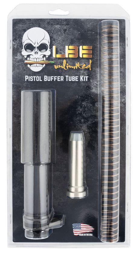 LBE Unlimited AR-Platform Pistol Buffer Tube Kit Gray Finish