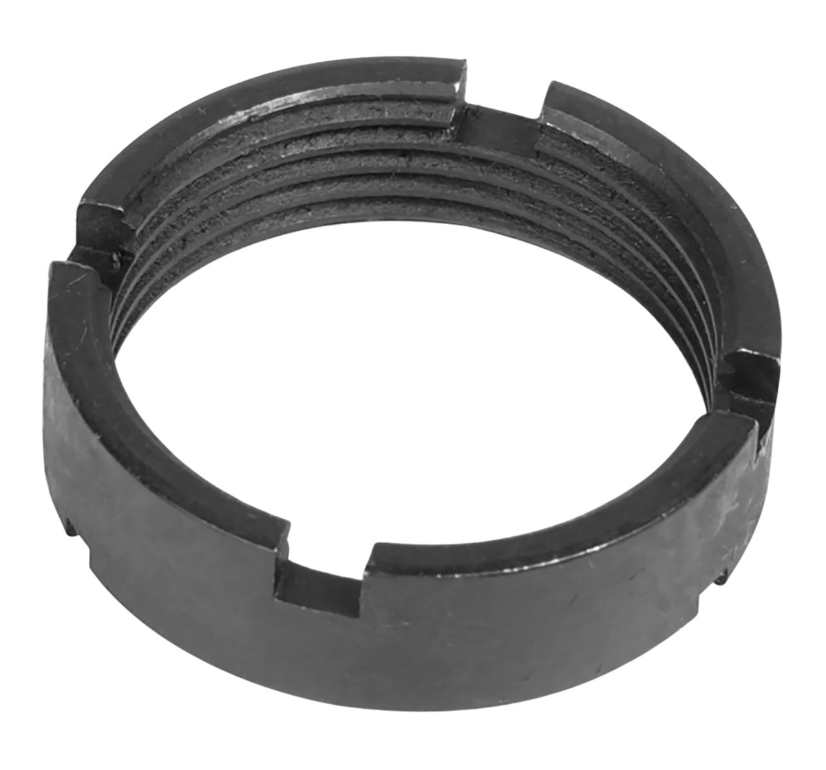 LBE Unlimited AR-15 Castle Nut 4140 Steel with Black Phosphate Coating