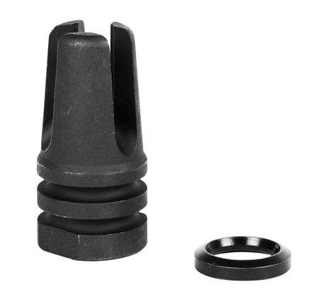 LBE Unlimited AR-15 Three Prong Flash Hider 1215 Steel 1/2"-28 Threads for 5.56x45mm NATO
