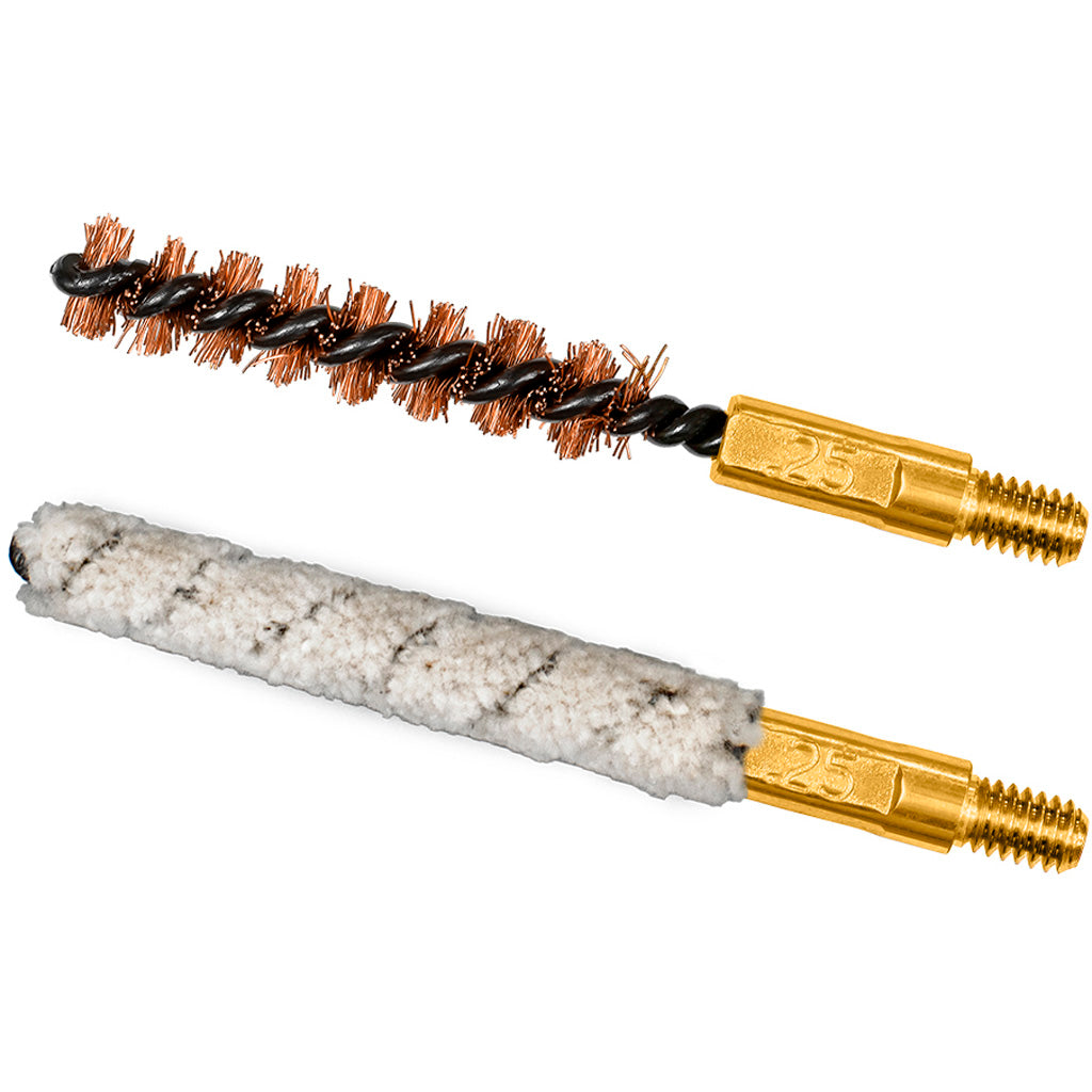 Otis .243/6mm Bronze Bore Brush and Cotton Mop Combo Pack