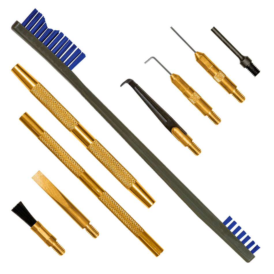 Otis 9-Piece Pro Plus Gunsmithing Pick and Scraper Cleaning Set