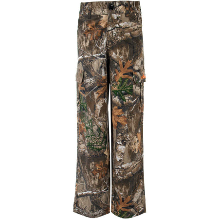 Habit Youth Bear Cave Realtree Edge Camo 6 Pocket Pant Size Youth X-Large
