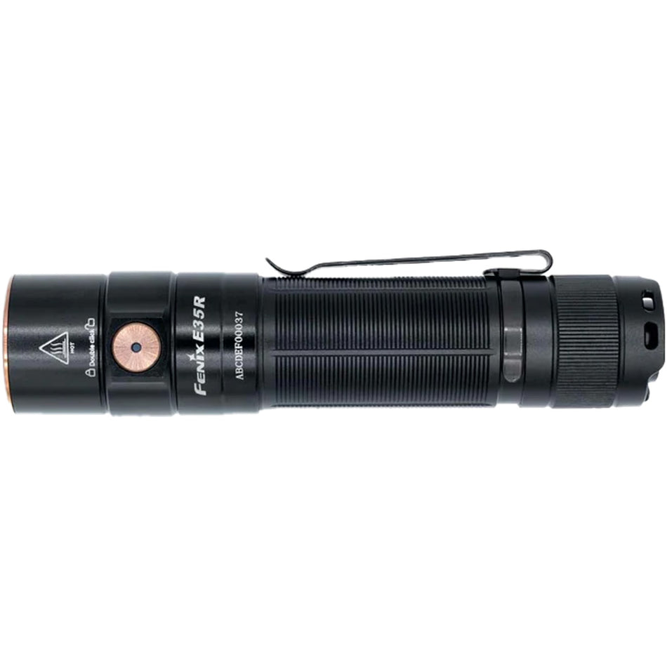 Fenix E35R 3100 Lumen Rechargeable EDC Flashlight in Black