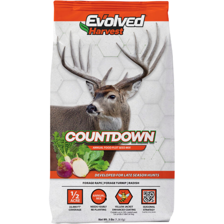 Evolved Harvest Countdown Food Plot Seed Mix 3 lb