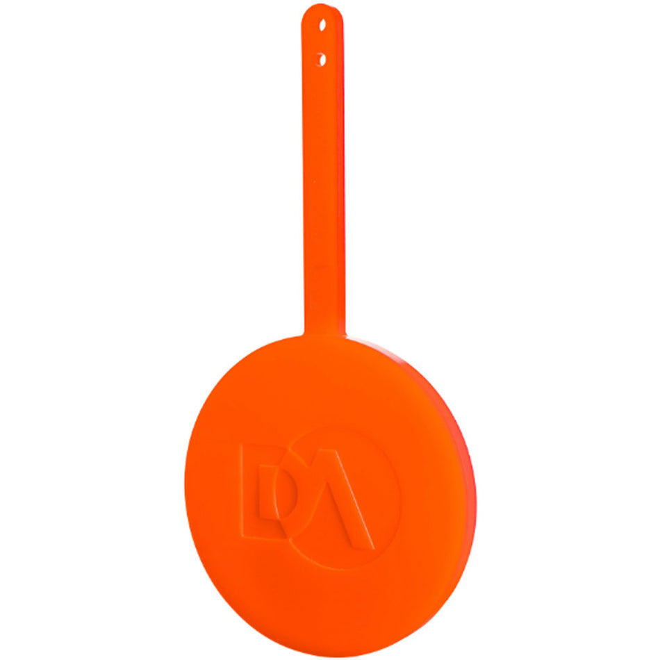 DA Targets 6-Inch Orange Non-Reactive Gong Polymer Target