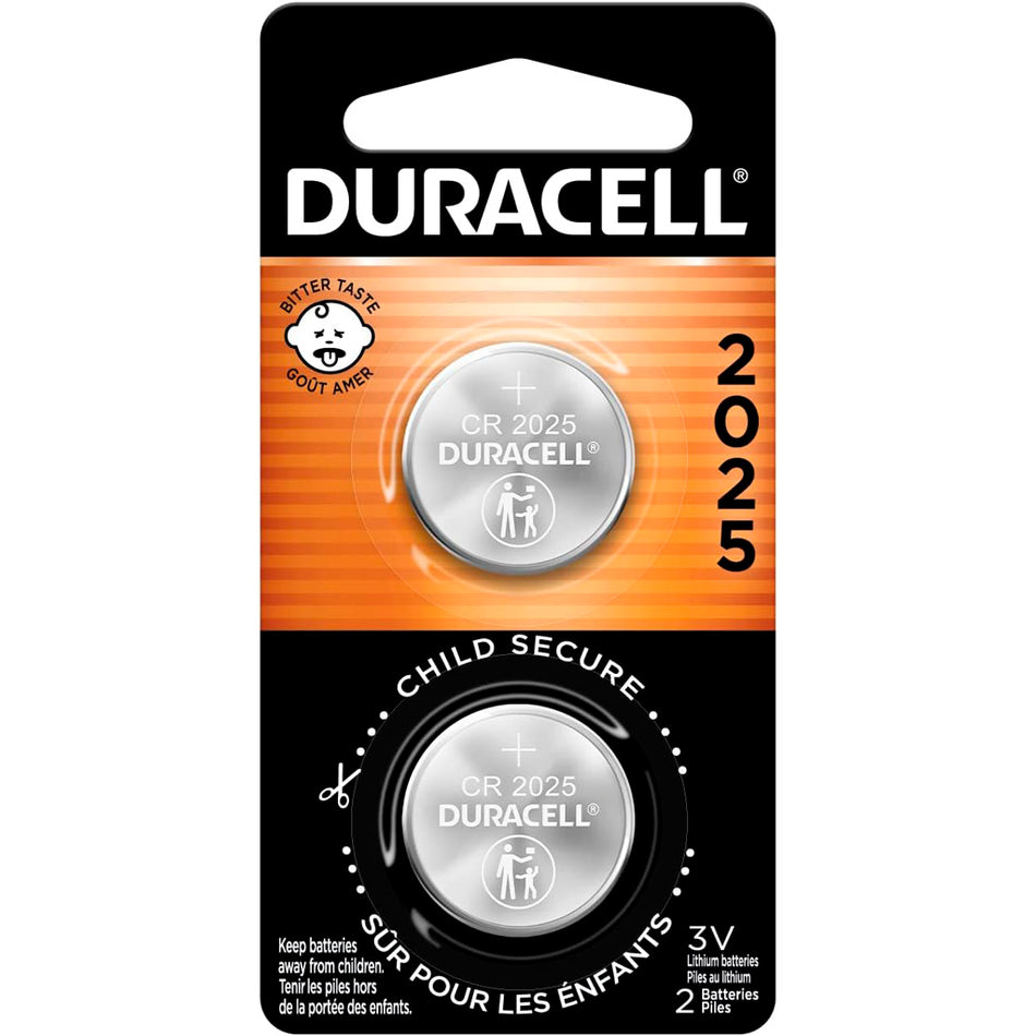 Duracell Lithium 3V Coin Battery 2025 2 pk.