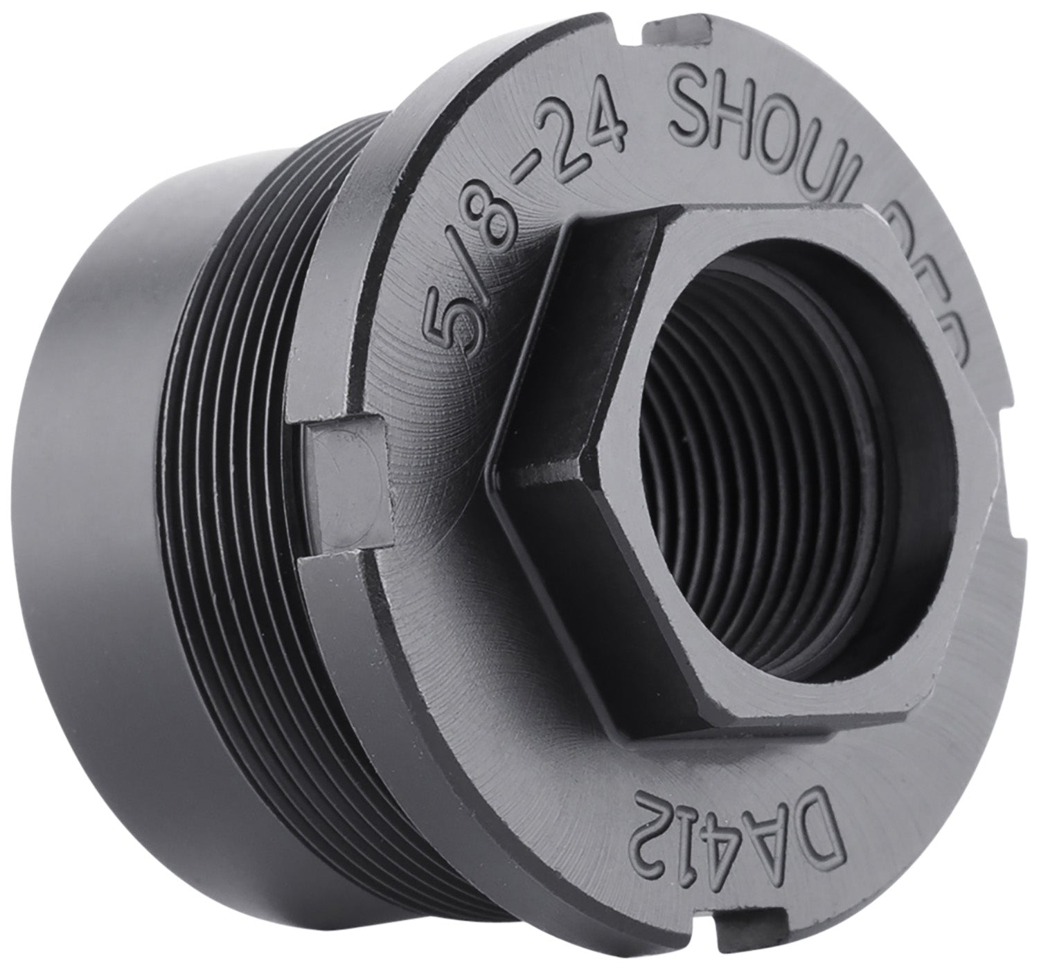 Dead Air DA412 Fixed Thread Mount for Ghost-M and Pyro Suppressors 5/8-24 tpi Black