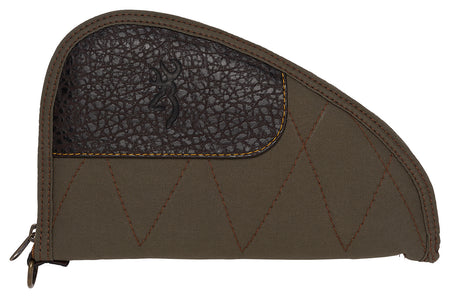 Browning Laredo 11" Pistol Rug Olive/Brown Canvas Leather Trim Open-Cell Foam 1435048411