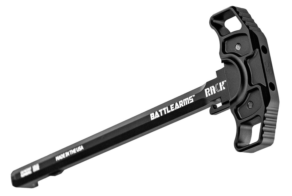 Battle Arms Development RACK15 AR-15 Ambidextrous Rack Charging Handle Black Anodized 7075 T-6 Aluminum