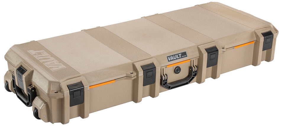Pelican VCV730 Vault Series 44" Tactical Case Tan Polymer 2 Rifles Rolling