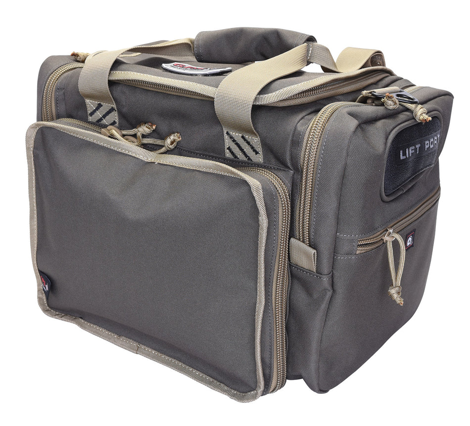 GPS 1411MRBR Medium Rifle Green Range Bag with Front Magazine Pocket and Visual ID Storage System