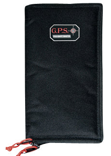 GPS GPS865PS Medium Black Pistol Sleeve with Locking Heavy-Duty Zippers and Thin Design, 1 Handgun