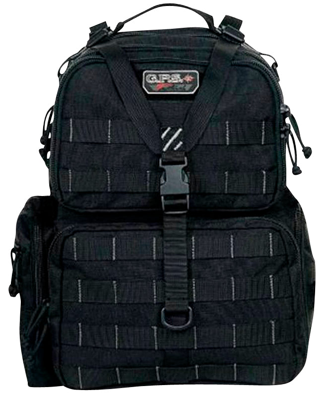 GPS Bags Tactical Black Backpack T1913BPB 1000D Polyester 4-Handgun Capacity