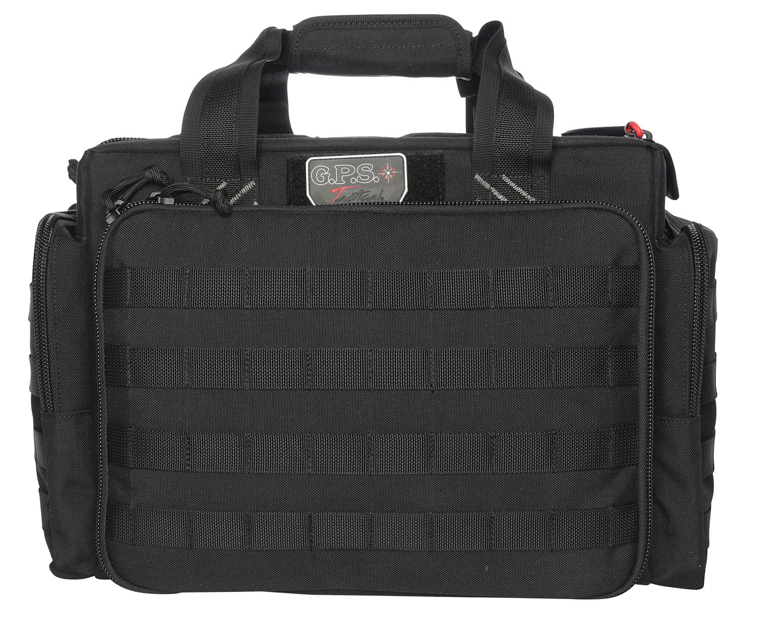 GPS Bags GPST1714LRB Tactical Black Range Bag Holds 5 Handguns with Teflon Coating & Storage Pockets