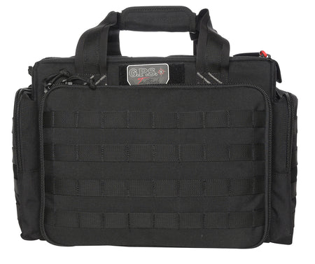 GPS Bags GPST1714LRB Tactical Black Range Bag Holds 5 Handguns with Teflon Coating & Storage Pockets