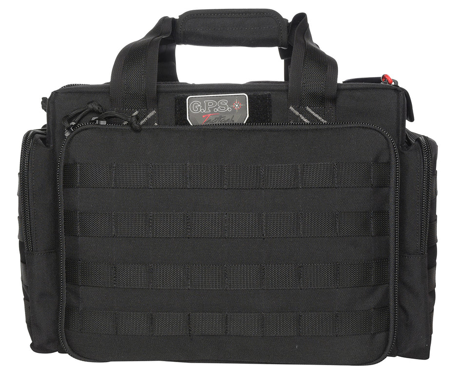 GPS Bags GPST1714LRB Tactical Black Range Bag Holds 5 Handguns with Teflon Coating & Storage Pockets