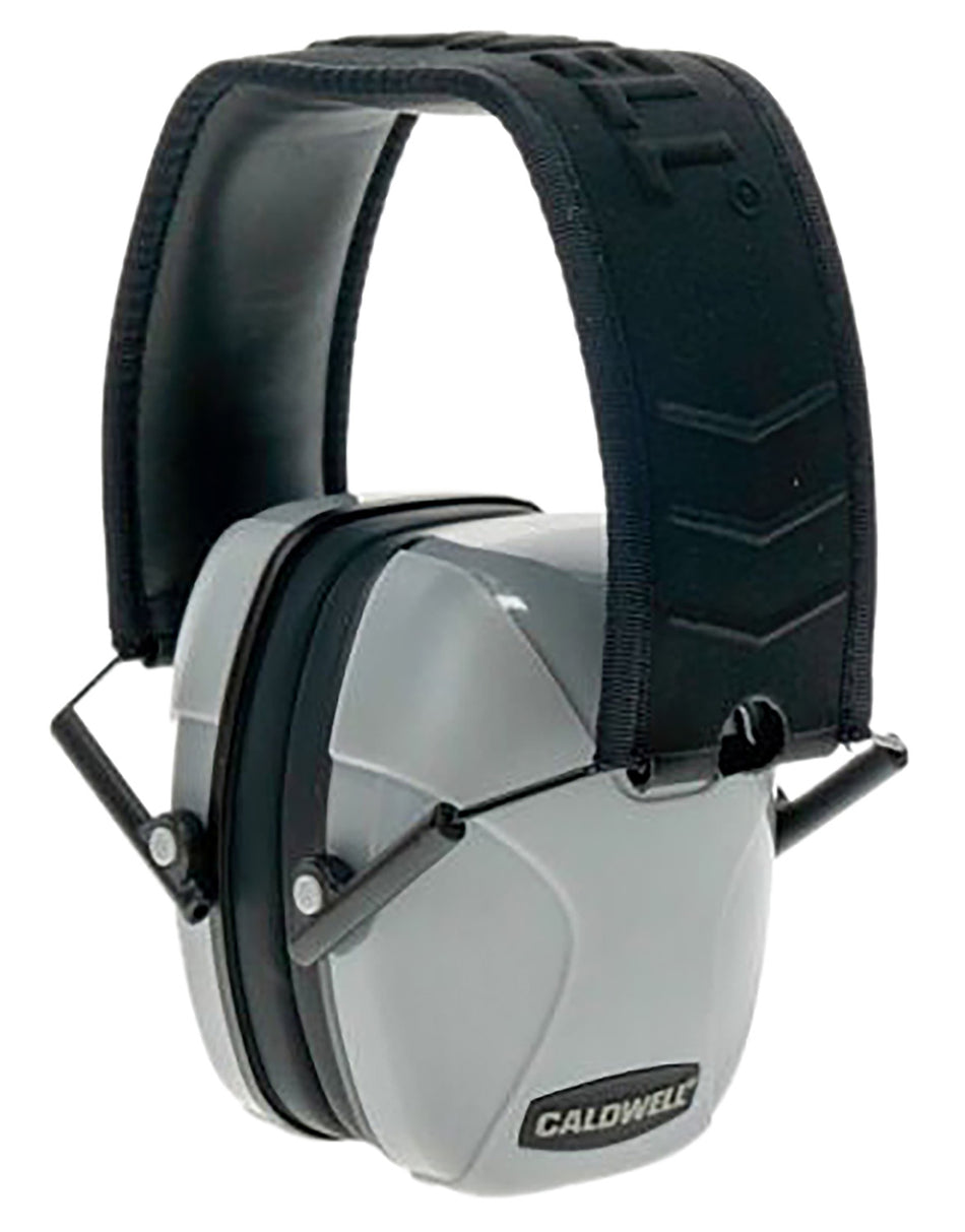 Caldwell 1103305 Low-Profile Passive Hearing Muff 24dB NRR Gray/Black Adult