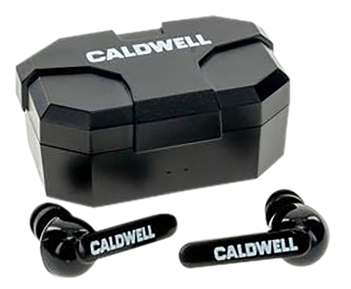 Caldwell 1102673 E-Max Shadows Wireless Rechargeable Earbuds 23dB NRR Black Adult
