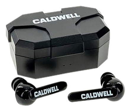 Caldwell 1102673 E-Max Shadows Wireless Rechargeable Earbuds 23dB NRR Black Adult