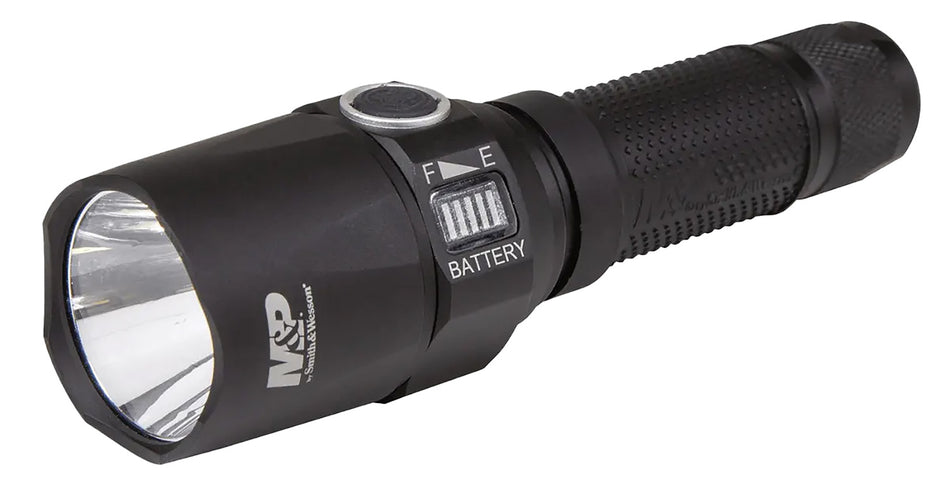 M&P Night Terror Compact 3236 Lumen Cree LED Rechargeable Flashlight Black Anodized