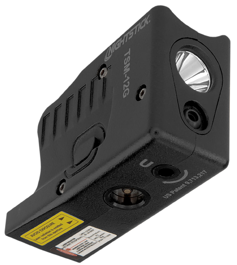 Nightstick TSM12G Tactical Light with Green Laser for Glock 26/27/33 Sub-Compact Black 150 Lumens