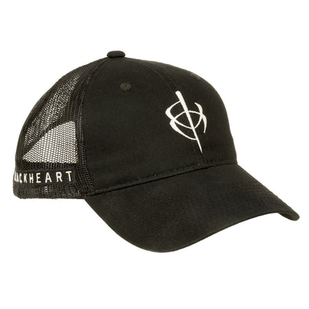BlackHeart Logo Mesh Hat Black One Size Fits Most