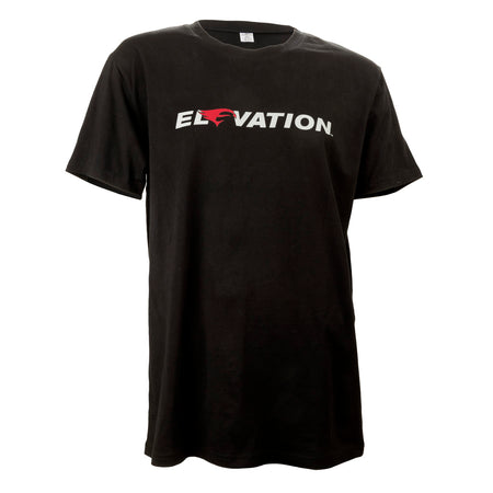 Elevation Screen Print Logo Tee Black Medium