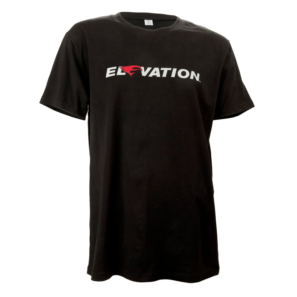 Elevation Screen Print Logo Tee Black Medium
