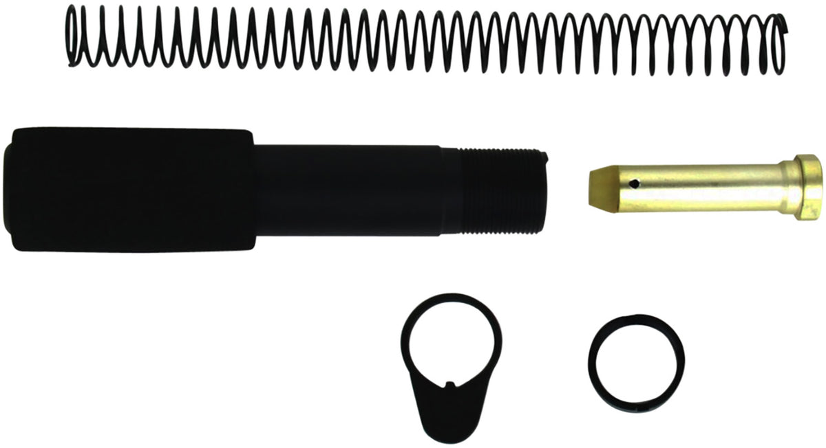 TacFire AR-15 Pistol Buffer Tube Kit with Buffer and Spring Black