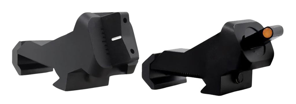XS Sights XTI2 45-Degree Offset Backup Iron Sights for AR-15 - Non-Tritium, Orange Front & White Stripe Rear