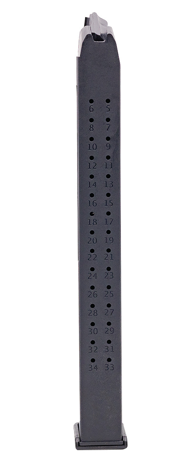 Toolman Tactical Inc GL35B Glock 35rd 9mm Luger Handgun Magazine Black Polymer