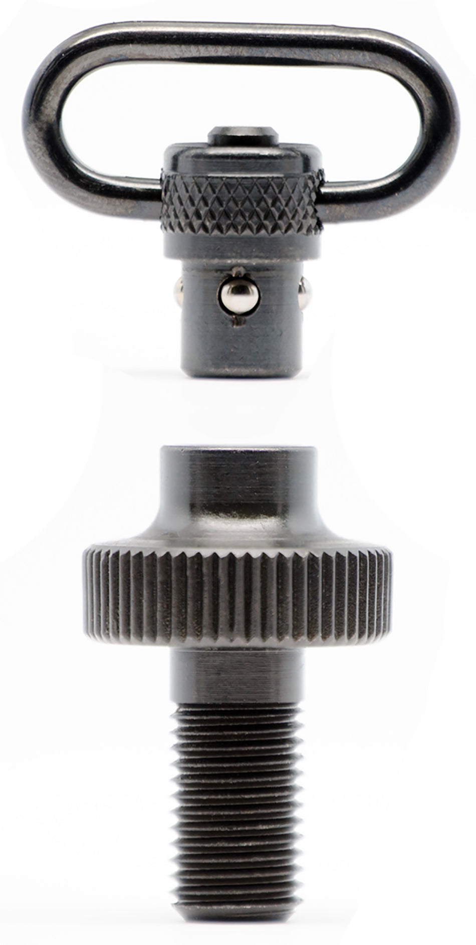 GrovTec GTSW308 Mossberg 500 12 Gauge Mag Cap Set 1" Push Button Black Oxide Steel
